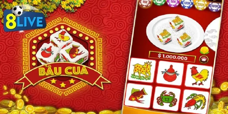 Cách chơi bầu cua tôm cá tại 8live